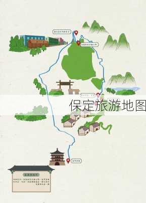 保定旅游地图