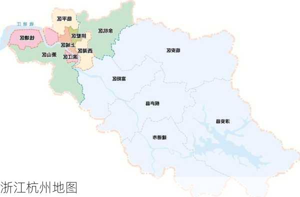 浙江杭州地图