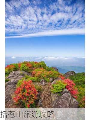 括苍山旅游攻略