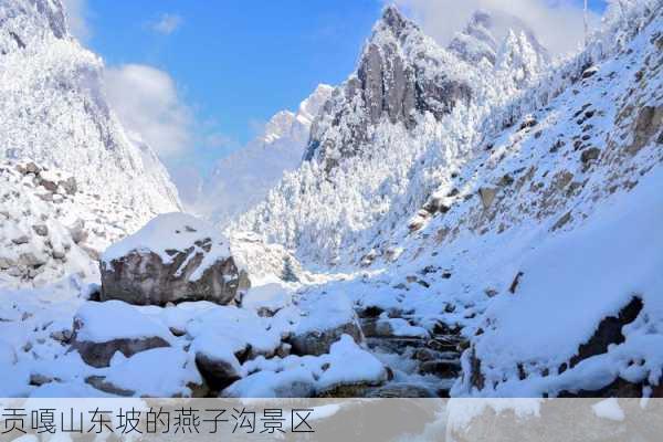 贡嘎山东坡的燕子沟景区